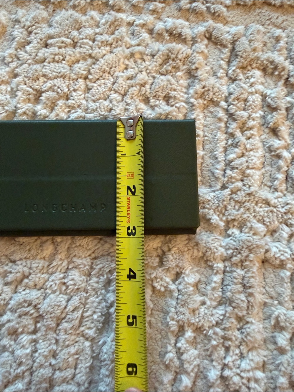 Longchamp Dark Green Envelope Wallet - Picture 5 of 6
